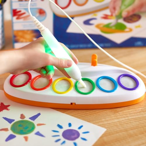 CRAYOLA Color Wonder Magic Light Brush, Pinsel zum Malen ohne Flecken, Geschenkidee für Kinder ab 3 Jahren, Internationale Version, 75-7131