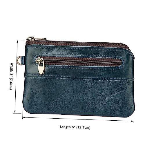 Retro Zipper Bag Men's Business Wallet Leather Wallet for Men Handbag Coin Purse2
