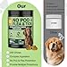 NEXZL 200 Chews No Poo Chew for Dogs-Flea and Tick Prevention Chews-2 in 1 Control Coprophagia & Flea Tick Supplement-Natural Soft Treats Deterrent Eat Poop with Digestive Enzymes Probiotics-Chicken