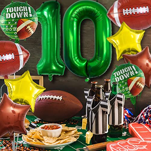 Football Balloons Set Football Birthday Party Decorations Football Touchdown Sports Theme Birthday Party Decoration, Tailgate Game Day Football Theme Supplies Birthday Party Decorations - Image 6