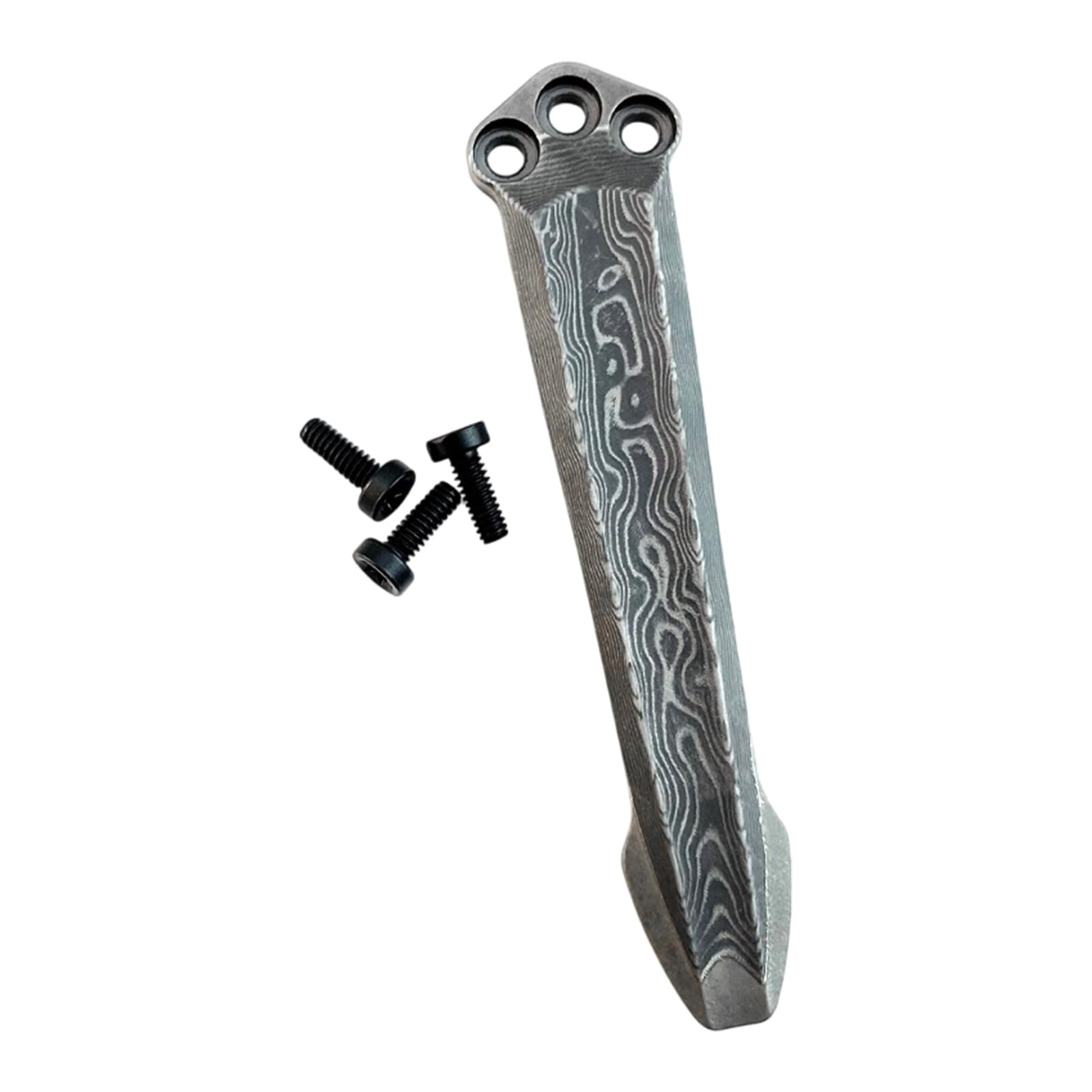 Premium Damascus Steel Cutter Pocket Clip Cutter Collector ' s Clip for 551 and Other Strategic Folding Strong Steel Belt