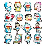 16個セット かわいい子供用靴、大人用 DIY 装飾靴バックル チャーム、 漫画がテーマの PVC 靴アクセサリー、漫画靴チャームとブレスレット、アクセサリー、女の子、男の子用靴、リストバンド デコレーション パーティー記念品 非公式 [並行輸入品]