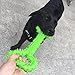 atopo Robustes Hundespielzeug 13 Inch Knochen geformt Kauspielzeug aus Hartgummi mit Konvexes Design stark interaktives Spielzeug für große kleine Hunde, Zähne reinigen und Zahnfleisch massieren