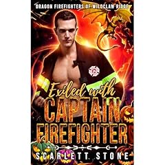Exiled With Captain Firefighter Audiolibro Por Scarlett Stone arte de portada