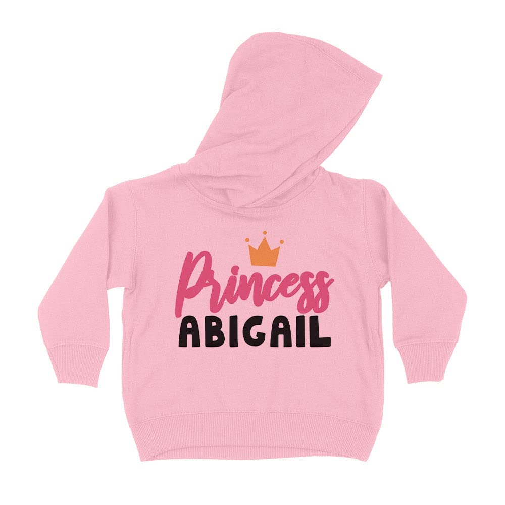 Princess Abigail Kids Hoodie Sweatshirt Toddler 4T Light Pink