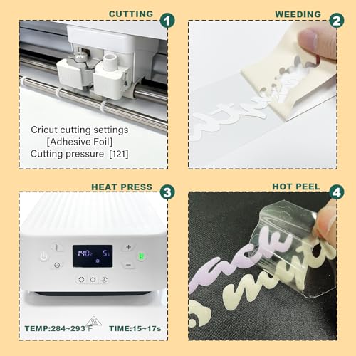 Yiwloer FP12DS2 Puff Vinyl Heat Transfer, 12 Pcs 12 Inch X10 Inch 3D Puff Heat Transfer Vinyl Sheets For Heat Press T-Shirt Diy Sets thumb #3