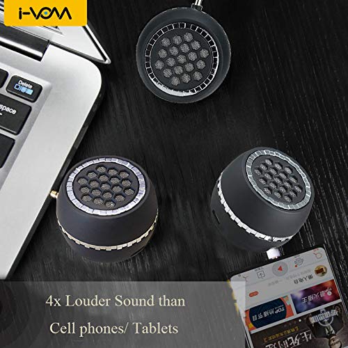 Mini Haut-parleur Portable Pour Téléphone – Amplificateur 5x, Prise 3,5 Mm Ou USB-C, Batterie Intégrée
