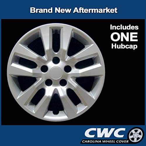 Premium Replica Hubcap, Replacement for Nissan Altima 2013-2018, 16-inch Wheel Cover (1-Piece)