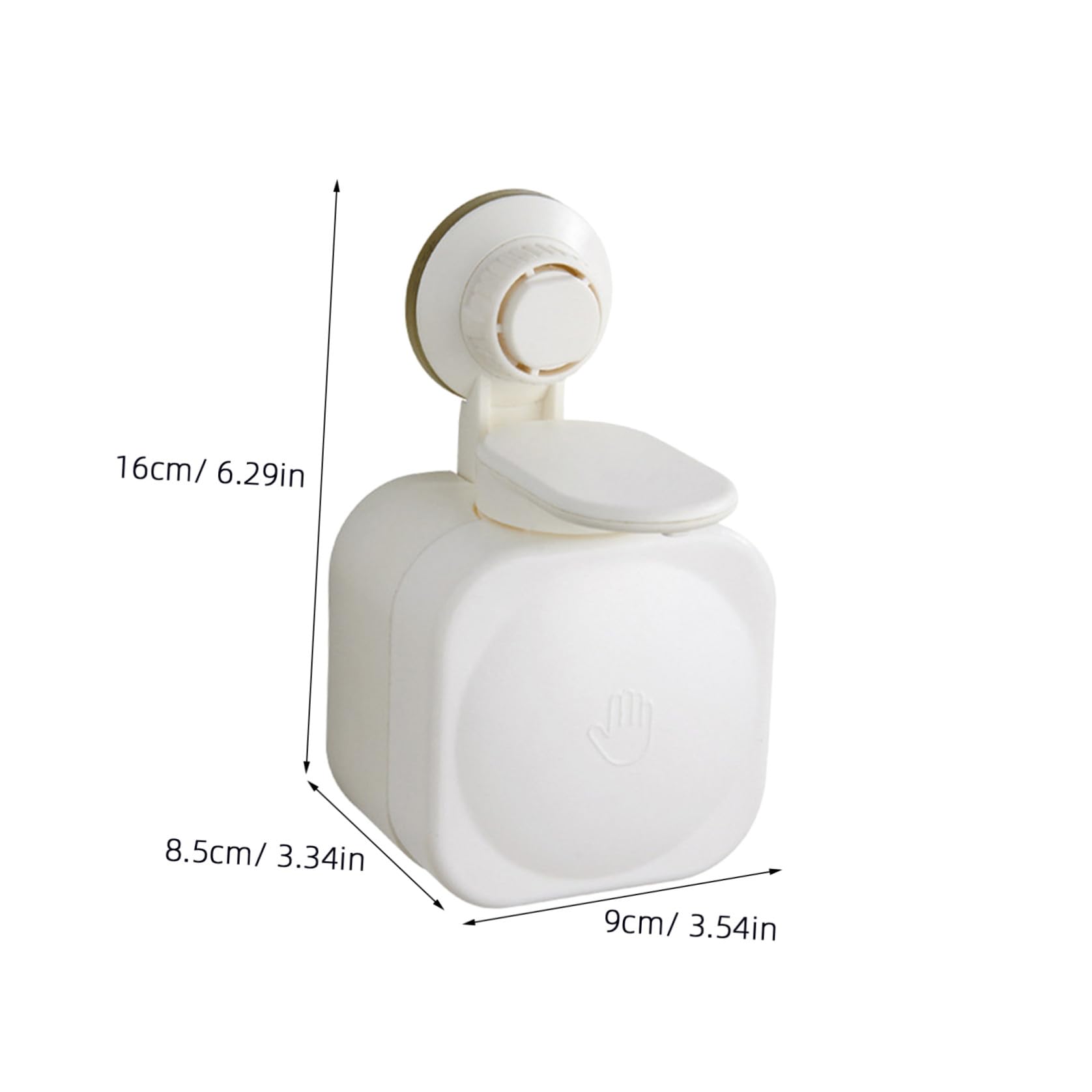 IMIKEYA Dispensador De Jabón De Pared Ventosa para Baño Dispensador De Champú y Acondicionador para Ducha Uso Diario Cocina y Baño