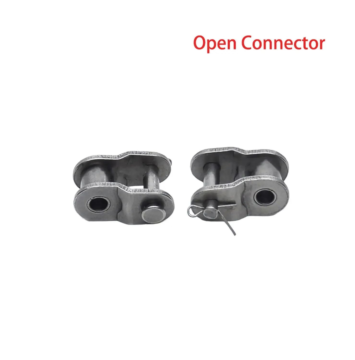 1 Stück 04c-1 Kohlenstoffstahl-Rollenkette/Kettenverbinder, Kettenteilung 6,35, Halb-/Vollschnalle, Industriekette/Verbindungsschnalle DOLUNTO (Farbe : Roller Chain 0.5M)