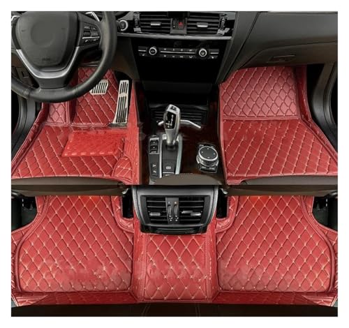 Tapis de coffre pour BMW X6 G06 2020-2023 protection sur mesure bordeaux