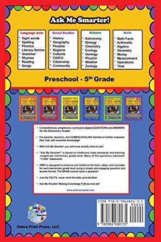 Ask Me Smarter! Language Arts, Social Studies, Science, and Math - Grade 1: Comprehensive, Curriculum-aligned Questions and Answers for 1st Grade - Image 2