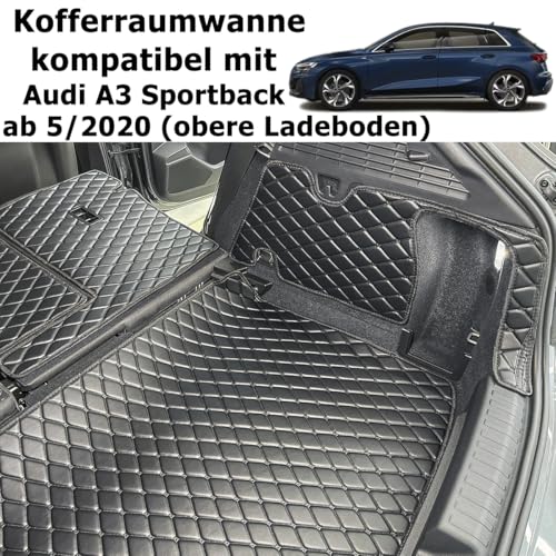 Bac de coffre premium pour Audi A3 Sportback depuis mai 2020