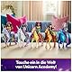 Unicorn Academy Set - Sophia und Einhorn Wildstar mit echter Mähne und Schweif sowie Bürste, ca. 12 cm große Originalfiguren zur beliebten Netflix Serie, für Kinder ab 4 Jahren
