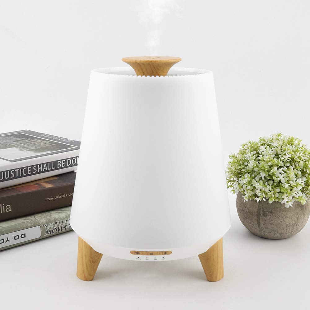 Diffusore di Oli Essenziali, umidificatore ad ultrasuoni WiFi Smart con 7 luci LED Colorate, 2 modalità di Illuminazione e 2 modalità di nebulizzazione, Compatibile con Alexa e