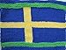 KSS Handmade Knitted Pullover Baby Sweater with Swedish Flag (12-18 Months) SW-729