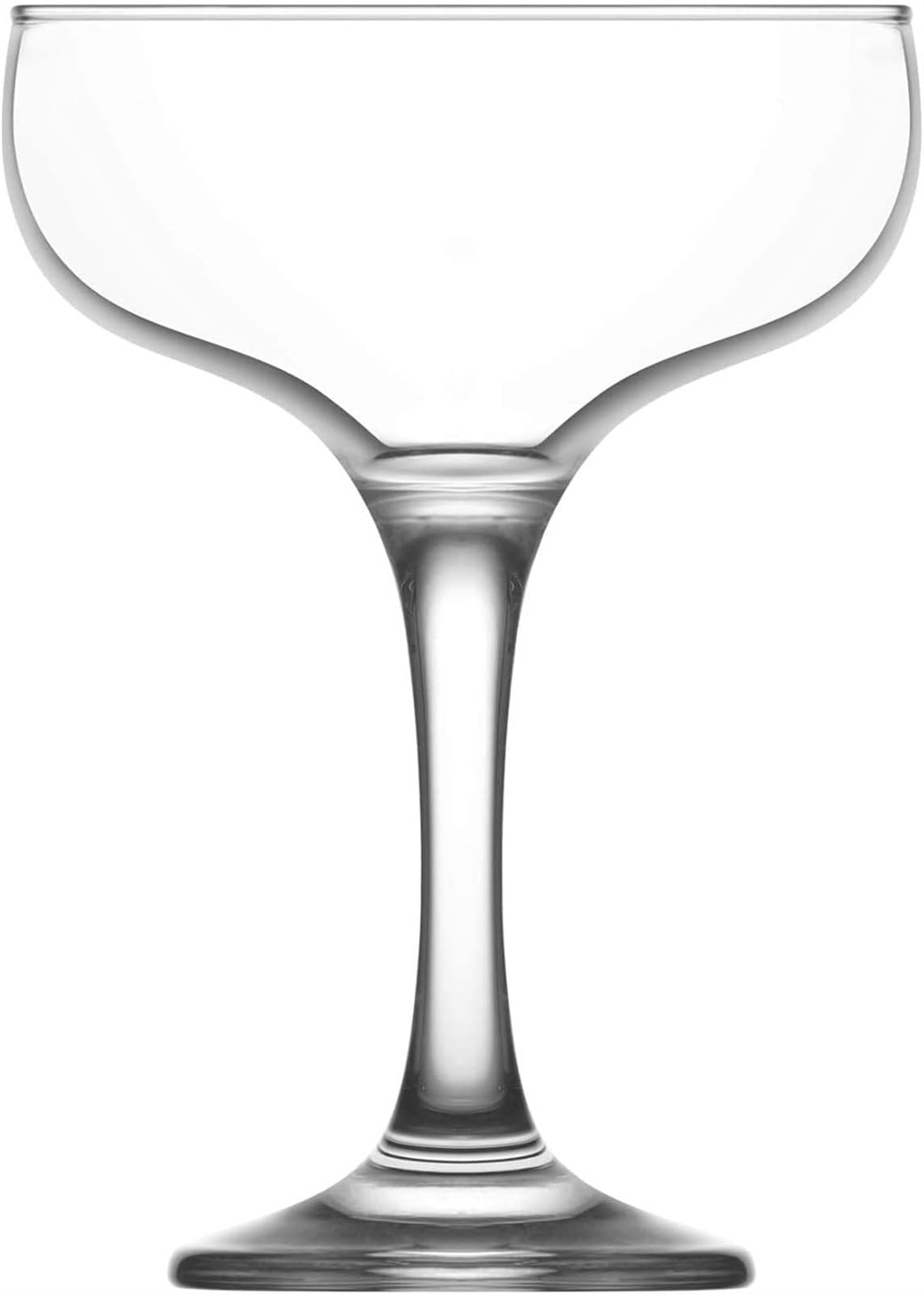 THE WHITE SHOP Glasses Set of 6 - Margarita Cocktail Glasses 10.25 oz Cocktail Glasses Sets 8 oz Clear Daiquiri Glasses for Parties - Classic Cocktail Drinking Glasses for Frozen Drinks (Size : 220ML