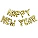 Produktbild Metallic Star - Gold Happy New Year Balloon Bunting