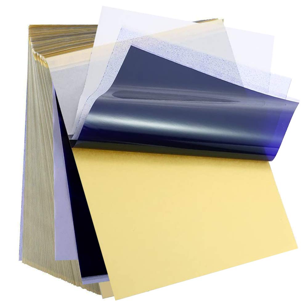 JconlyTransfer Stencils Paper - 20 Sheets Stencils Thermal Stencil Paper 8.5" x 11" Transfer Paper