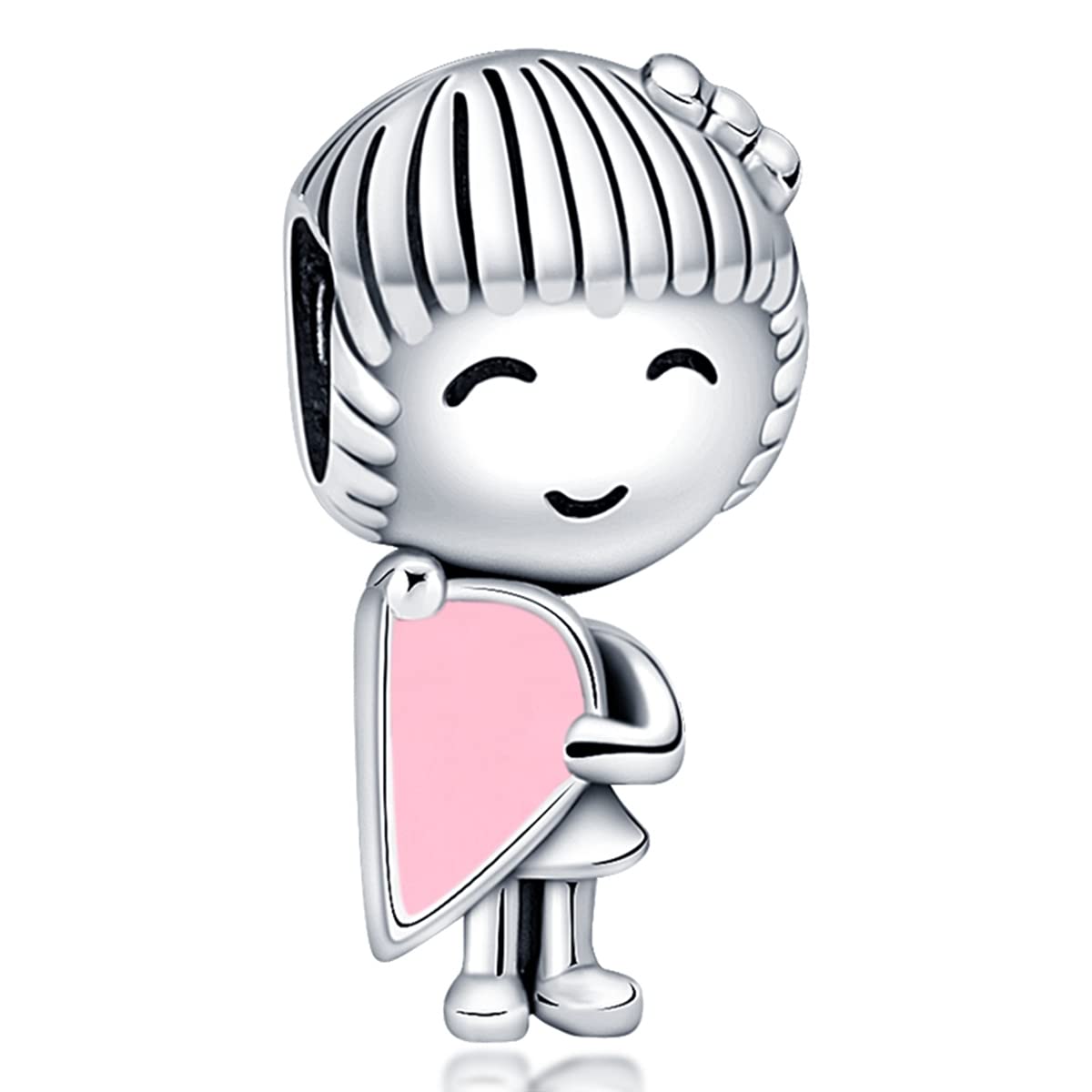 Hapour 925 Sterling Silver Charms for Charm Bracelets Necklace European Jewelry Pendant Beads Charm for Women Mom