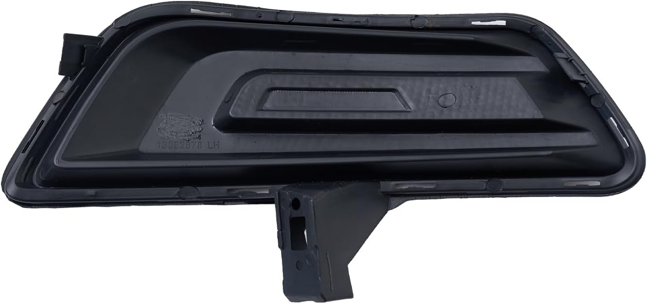 MP&PV Auto Parts Front Bumper Fog Light Cover Set Left and Right, Fog Lamp Bezel Black Cover Trim Compatible with Chevrolet Chevy Cruze 2015