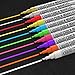 Kassa 10-Pack Neon Multicolor Chalk Markers | Includes Reversible Bullet & Chisel Tips | Works on Chalkboards, Windows, Glass or Mirrors |Ideal for Use at Home, & Office