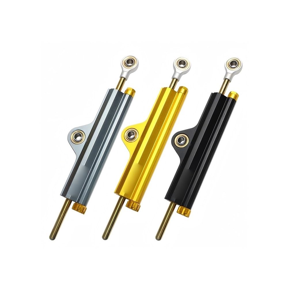 Compatible with Ohlins Yzf R1 Mt-10 R1m Zx-6r Vario Scoopy Mio Jupiter Vixion 260MM Suspension Steering Dampers Accessories(BLACK)