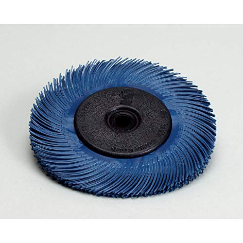 3M Scotch-Brite Radial Bristle Brush Replacement Disc T-C 400 Refill, 6000 RPM, 7.62 Diameter x 1 Width, 400 (Pack of 70)