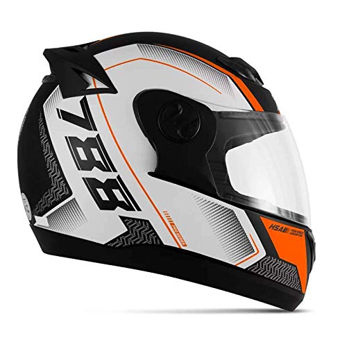 Pro Tork Capacete Evolution G6 Pro Series Fosco 58 multicor (Preto/Branco/Laranja)