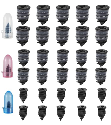 YFPOPONE Reifen Reparaturset 90-tlg - Vakuum Nägel Für Auto & Motorrad