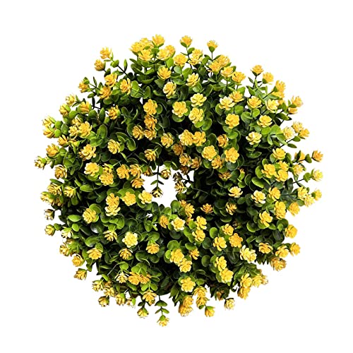 Couronne de ferme printanière jaune pour illuminer votre intérieur