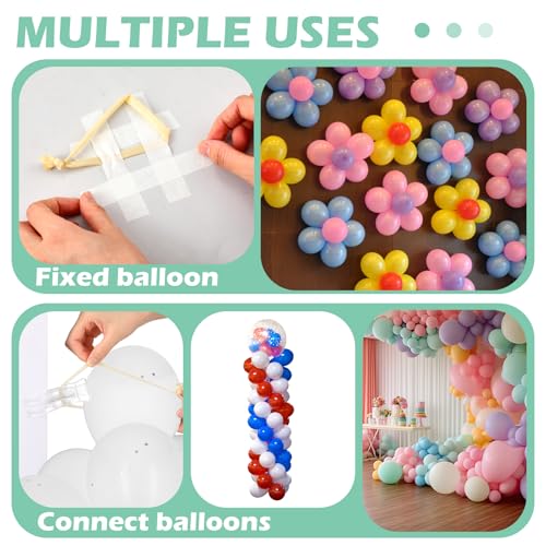 Image of Amyhill 5 Pack 3.5 Inch Balloon Arch Clips 50 Pcs 260 Long Balloons Kit