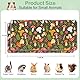 BeBeJoJo 2 Pack Wiederverwendbare PIPI Pads für Meerschweinchen,142x70CM,Waschbar und Super Saugfähige Unterlagen Käfigmatte,Kleintiermatten für Kaninchen,Hamster,Braun