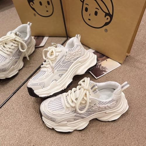 TERBOFIN Platform Fashion Sneakers for Women Mesh Breathable Walking Shoes Tennis Shoes Comfort3