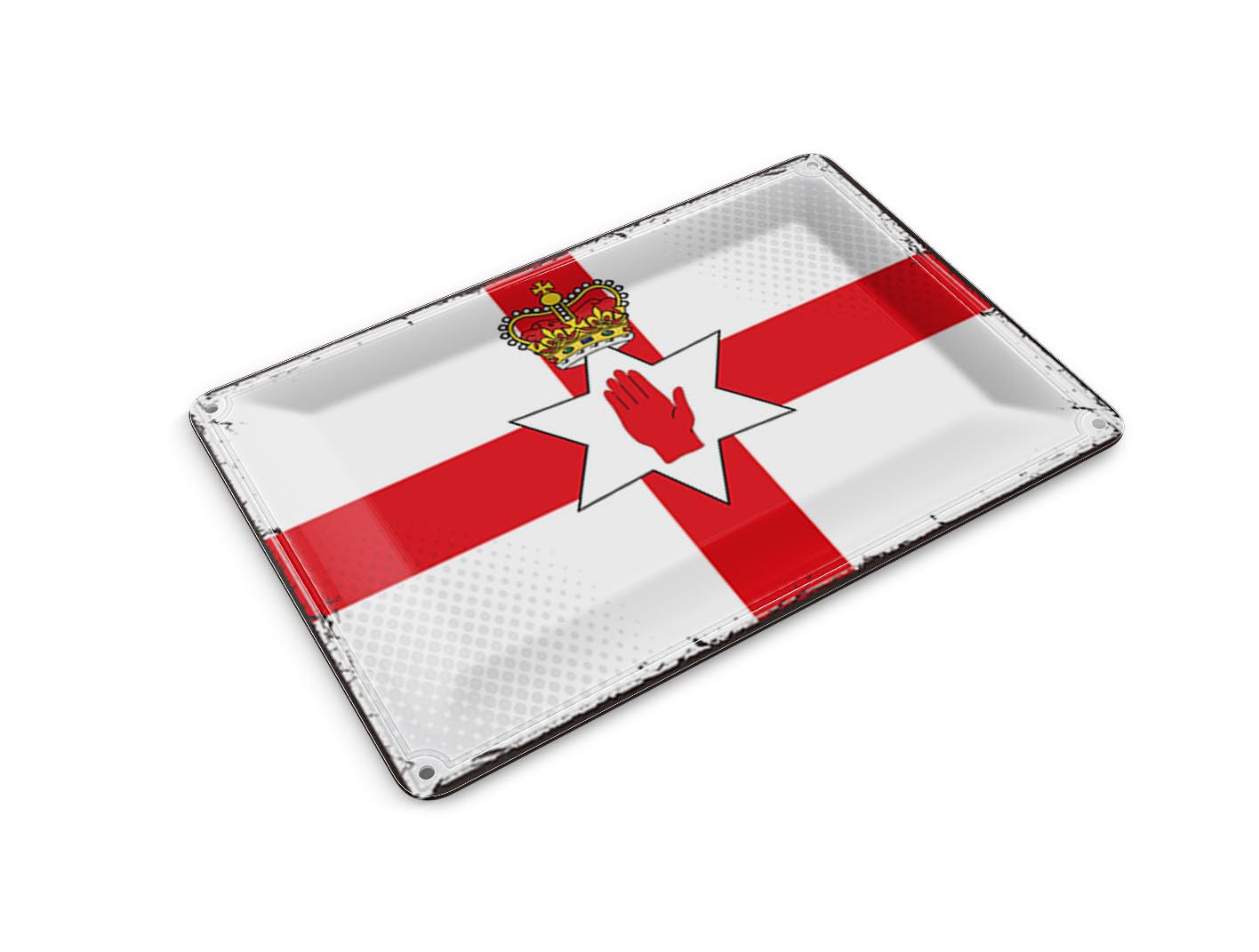 Femer Tin Postcard Northern Ireland Flag 14 x 10 cm Retro Flag Decorative Sign