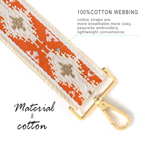 Image of Purse Strap Wide Replacement Crossbody Strap Handbag Guitar Strap Purse Shoulder Strap Adjustable