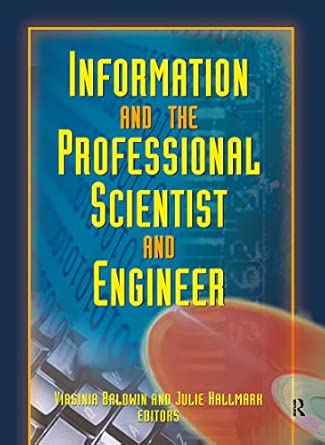 Information And The Professional Scientist And Engineer-Wow! eBook