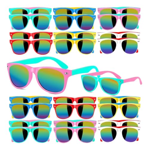 La mejor selección de Gafas y accesorios para Niño al mejor precio. 47 Lentes de Sol de Neón, 24PCS Lentes para Fiesta Niños, Protección UV400 Regalos para Fiestas de Niños y Niñas, Perfectas para Fiestas de Cumpleaños, Fiestas Graduación,...