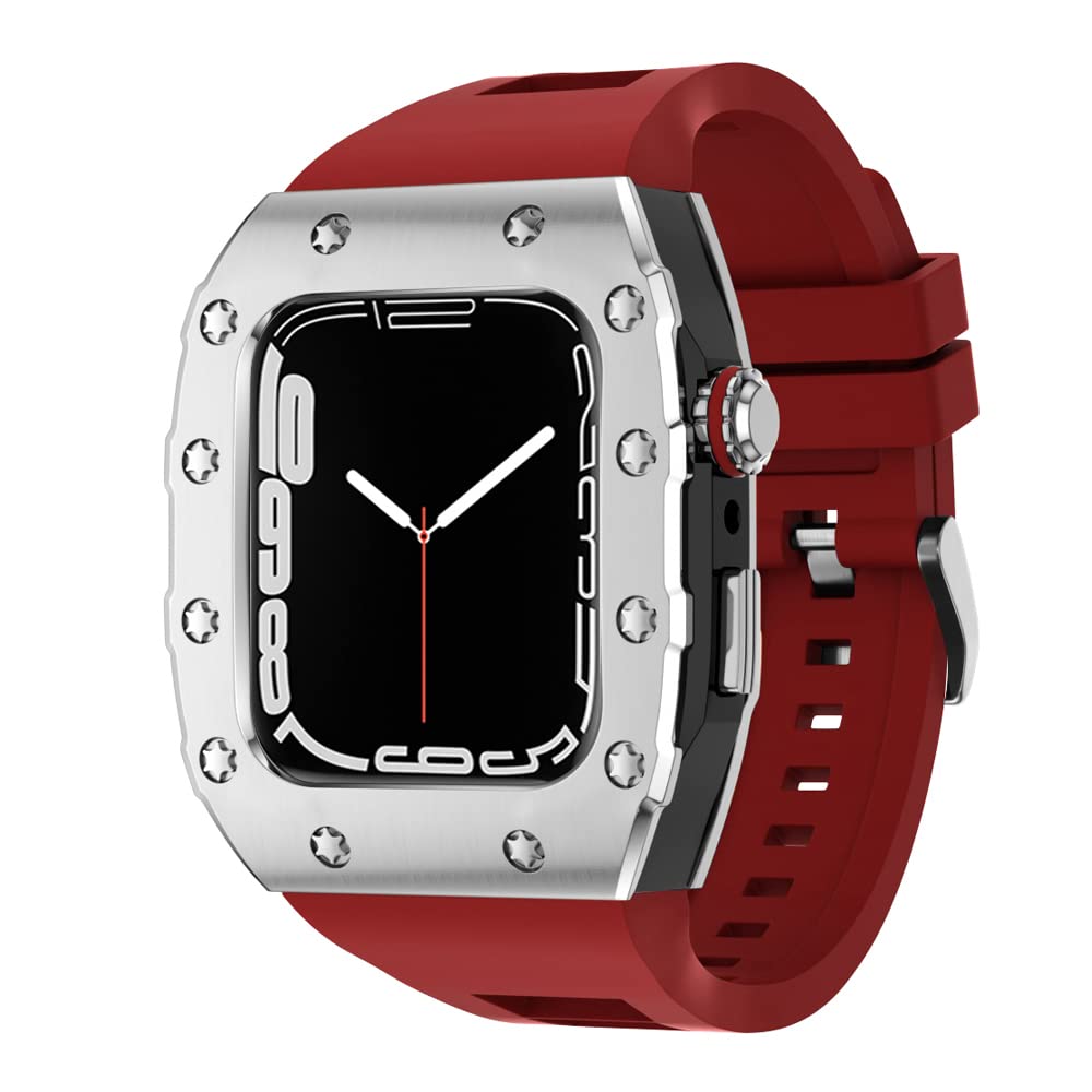 Kit de modification de luxe Apple Watch 44/45mm boîtier métal - 8