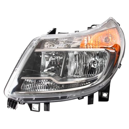 Image of TRQ Driver Side Headlight Assembly Halogen Compatible with 2014-2022 Ram ProMaster 1500, 2500, With Daytime Running Lights 3500 CH2502291