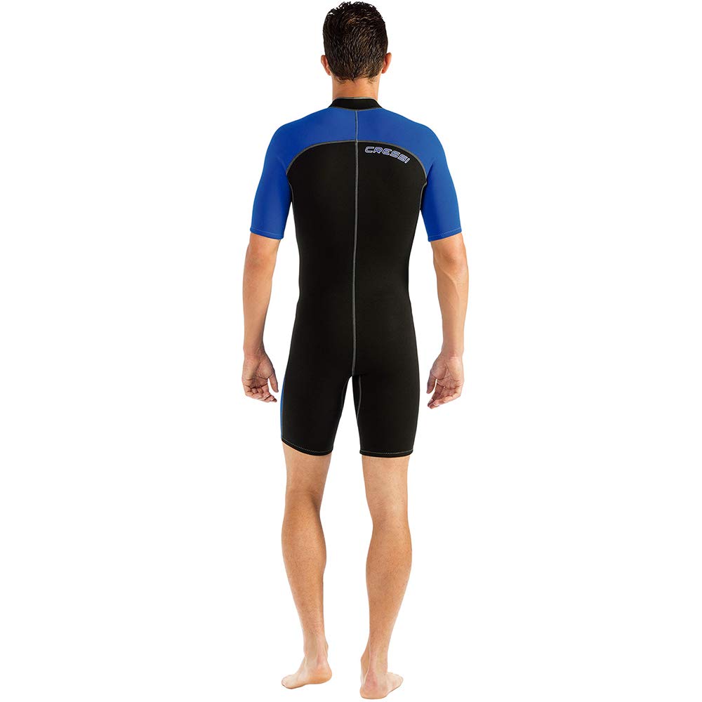 Cressi Lido Man Shorty Wetsuit 2mm - Muta Shorty per snorkeling, nuoto e sport acquatici, in Neoprene Ultra Stretch 2mm, per Uomo - 3
