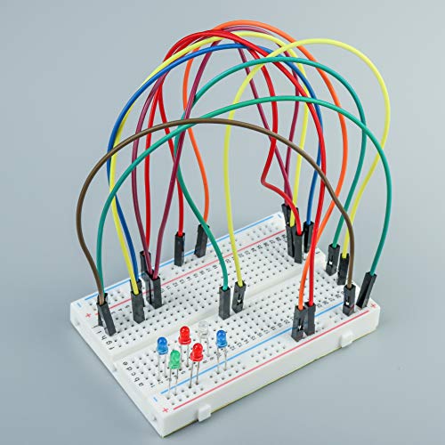 image for ALLEU Breadboard Solderless With Jumper Cables– ALLDE BJ-021 2Pc 400