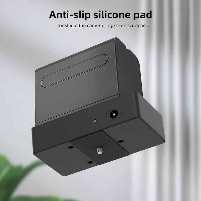 NP-F Battery Adapter Plate with 7.2V-8.4V DC (5.5/2.1mm) Output, 1/4" Screw Mount, Compatible with Sony NP-F970 F960 F770 F570 F550, Power for DSLR, Mirrorless Camera, Video Monitor (NP F V1.0) image 5