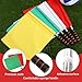4Pcs Soccer Referee Flags, Volleyball Flags with Comfort Handle, Perfect for Track & Field Events Flag Football Flag Football Set Referee