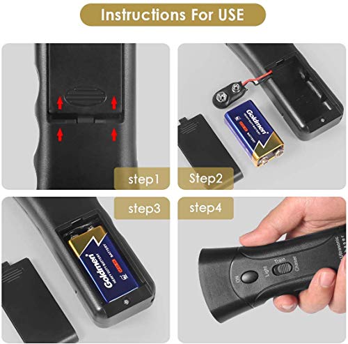 Amazingbuy MWAH001 Ultrasonic Dog Trainer Device Electronic Dog Deterrent/Dog Barking Control Devices Training Tool Stop Barking Sonic Dog Repeller thumb #4