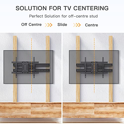 Tv Wall Mount Extension Bracket, Tv Mount Extender Fitting 16”-24” Wood Stud Extension Arm For Universal Tv Wall Plate Tv Centering Sliding Bracket Holds 132Lbs By Perlegear - Pgue1 #TOP2