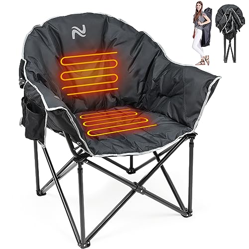 LILYPELLE Oversized Heated Camping Chair, Patio Lounge...