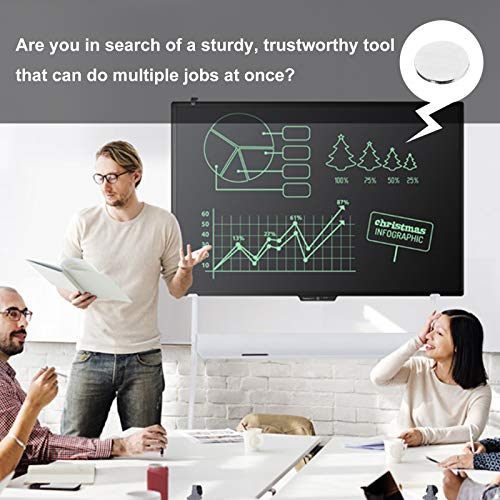 Toyvian 52 PCS Ímã de Geladeira Quadro Branco Ímã de Neodímio Ímã Push Pin Ímã