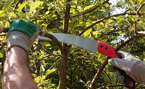 BlueNatHxRPR 11 Inch Hand Pruning Saw with Saw Blade Enclosure for Garden Trimming Wood Camping Tree Branches - Image 5
