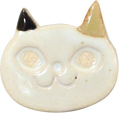 Amazon.co.jp : 美濃焼 にっこり猫 箸置き ミケ K14024 : ホーム&キッチン